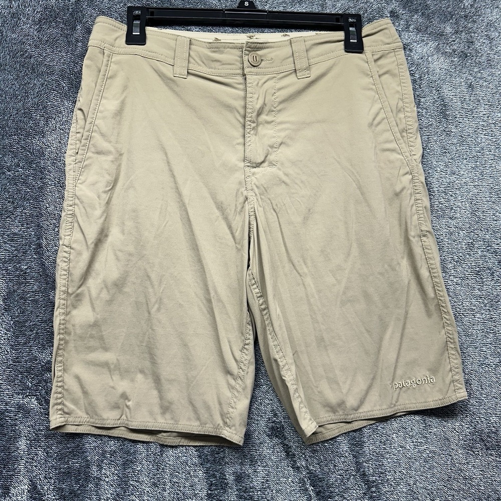 Patagonia Mens Size 30 Beige Wavefarer Walk Athletic Shorts (K6)